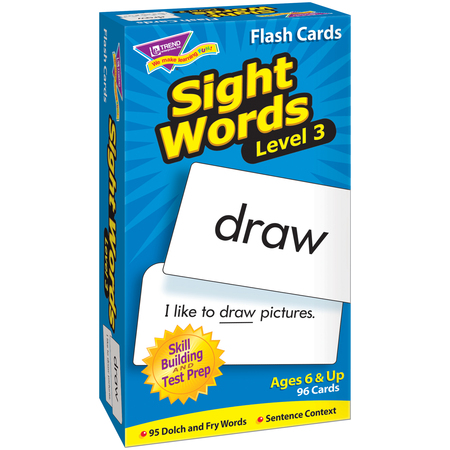 TREND ENTERPRISES Sight Words – Level 3 Skill Drill Flash Cards T53019